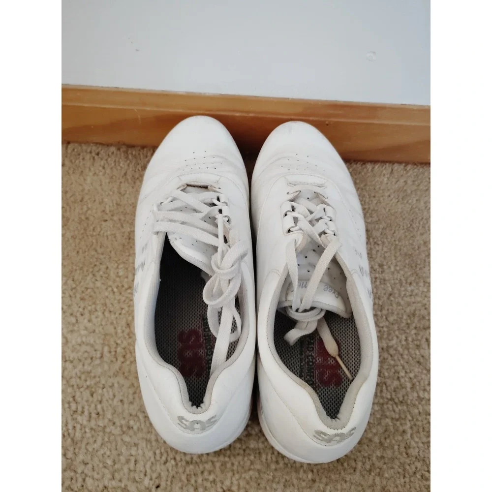 SAS Free Time Comfort‎ Shoes Women 10 N White Walking Nursing Tennis Sneakers**